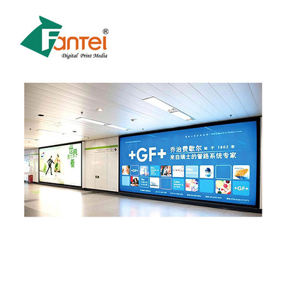 แบนเนอร์ลามิเนทเคลือบเงาร้อน 440 Gsm แบนเนอร์ PVC เฟล็กซ์ แบบกำหนดเอง